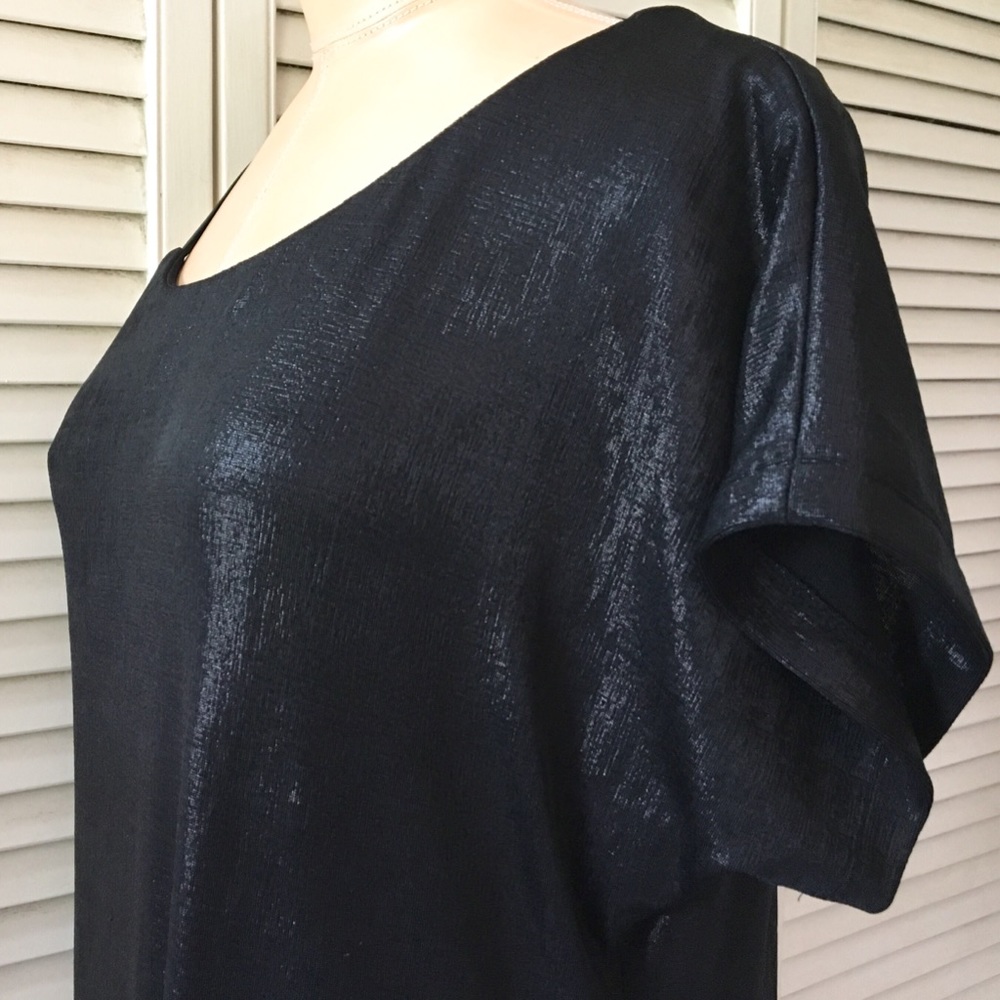 Uma & Leopold Women’s Dress Small Solid Black Cocktail Party Dinner Date Night - Picture 6 of 8